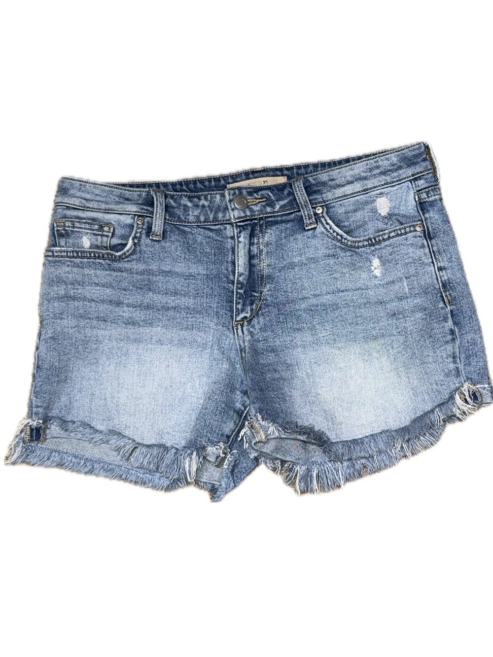 🩳☀️ JOE'S‎ JEANS Distressed Frayed Raw Hem Blue Denim Shorts | Women's Sz 28